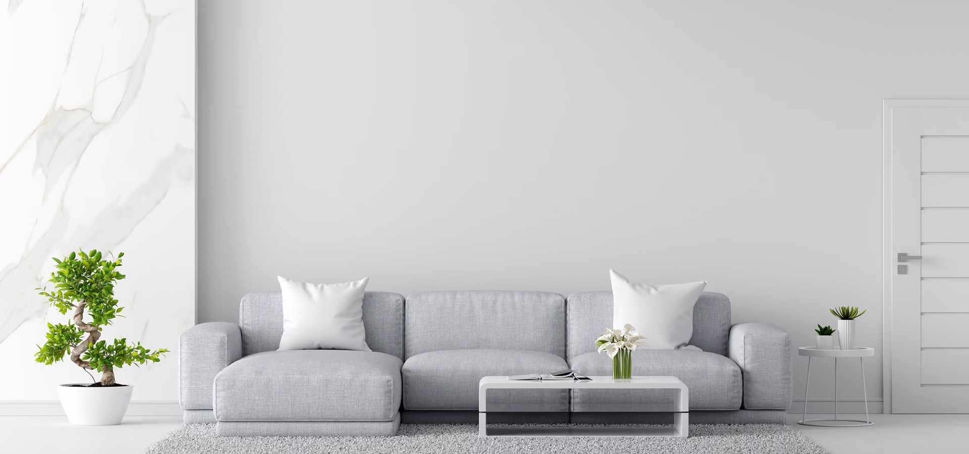 Moderno opremljen prostor sa klima uređajem